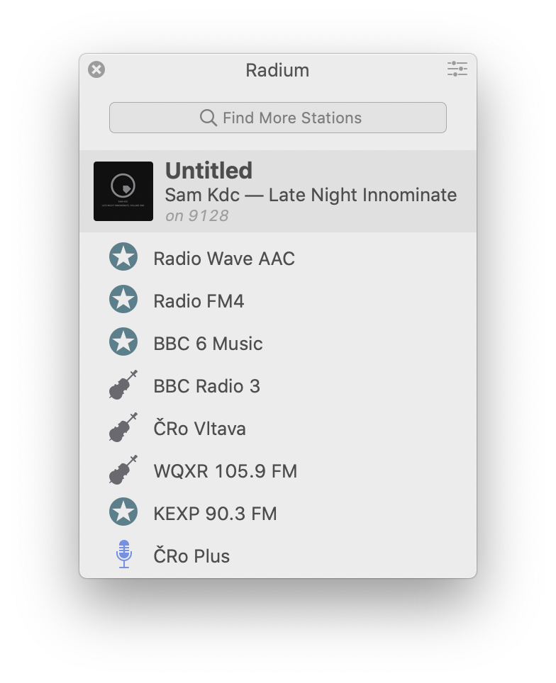 Radium macOS app